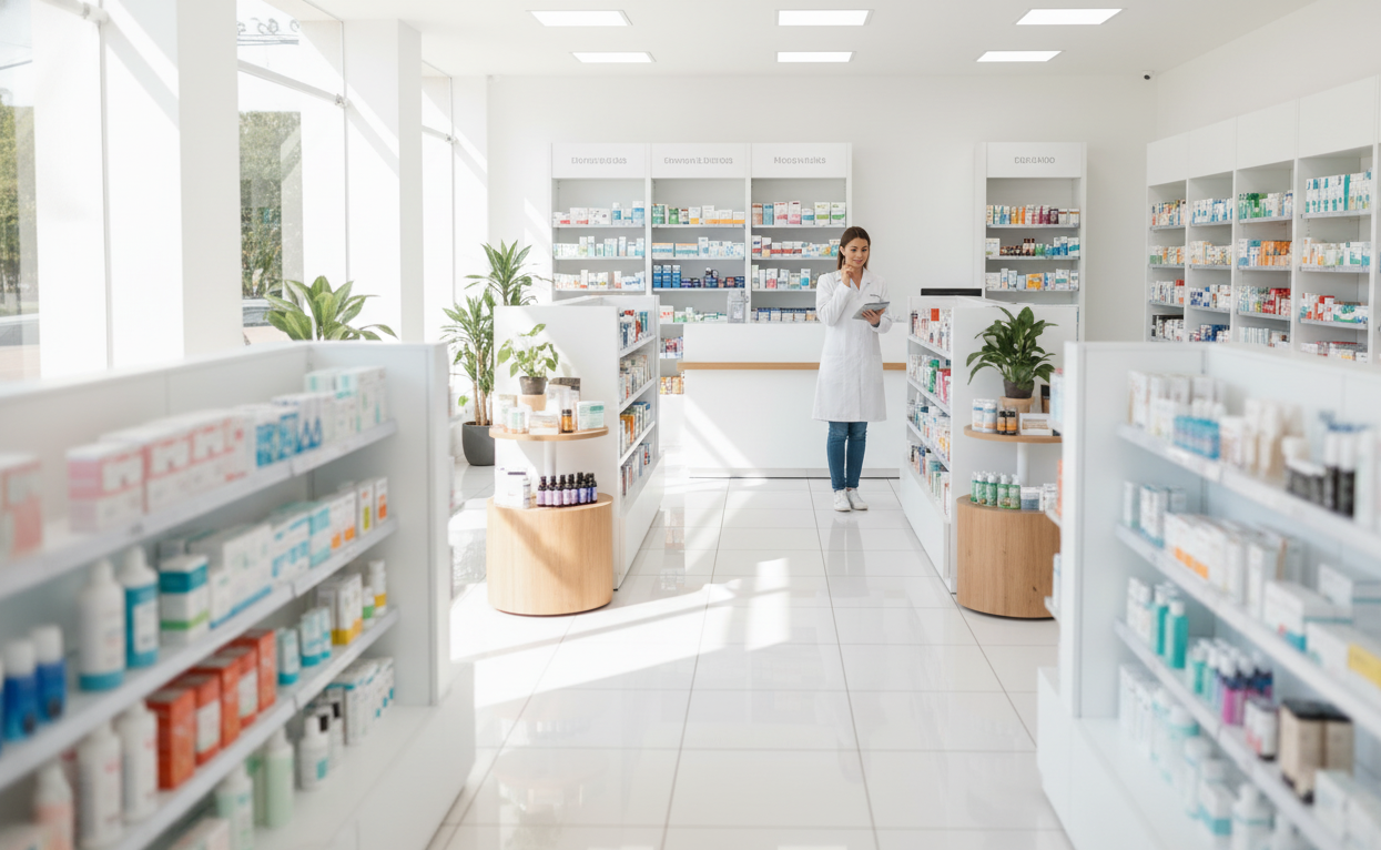 Layout de farmácia: como o design da loja aumenta as vendas