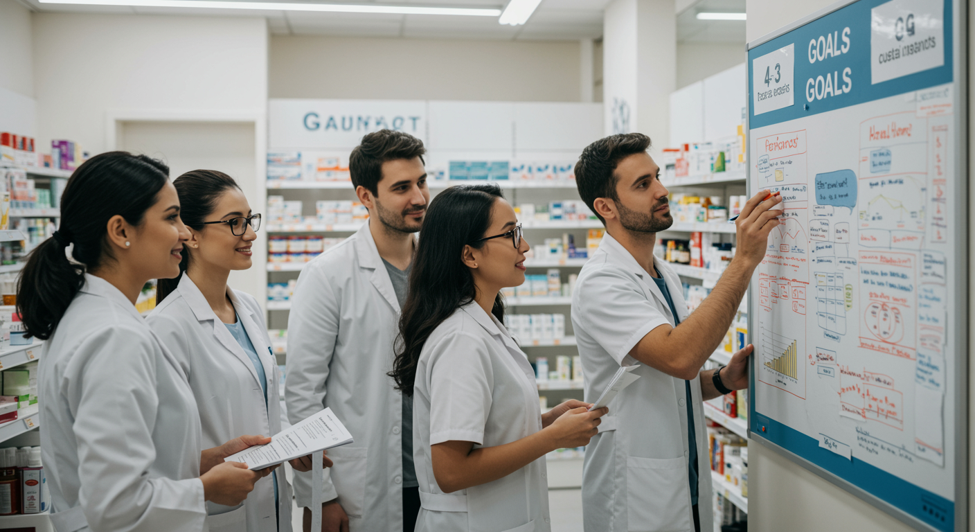 Gestão de metas e produtividade na farmácia: como engajar sua equipe